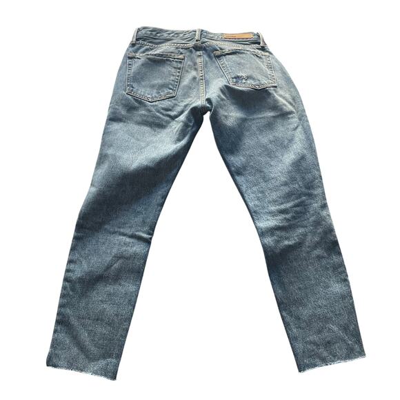 GIRLFRIEND Karolina 26 Petite Distressed Straight Leg Jeans A Little More Love - Picture 3 of 8